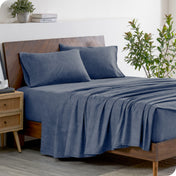Cotton Flannel Sheet Set - Heather