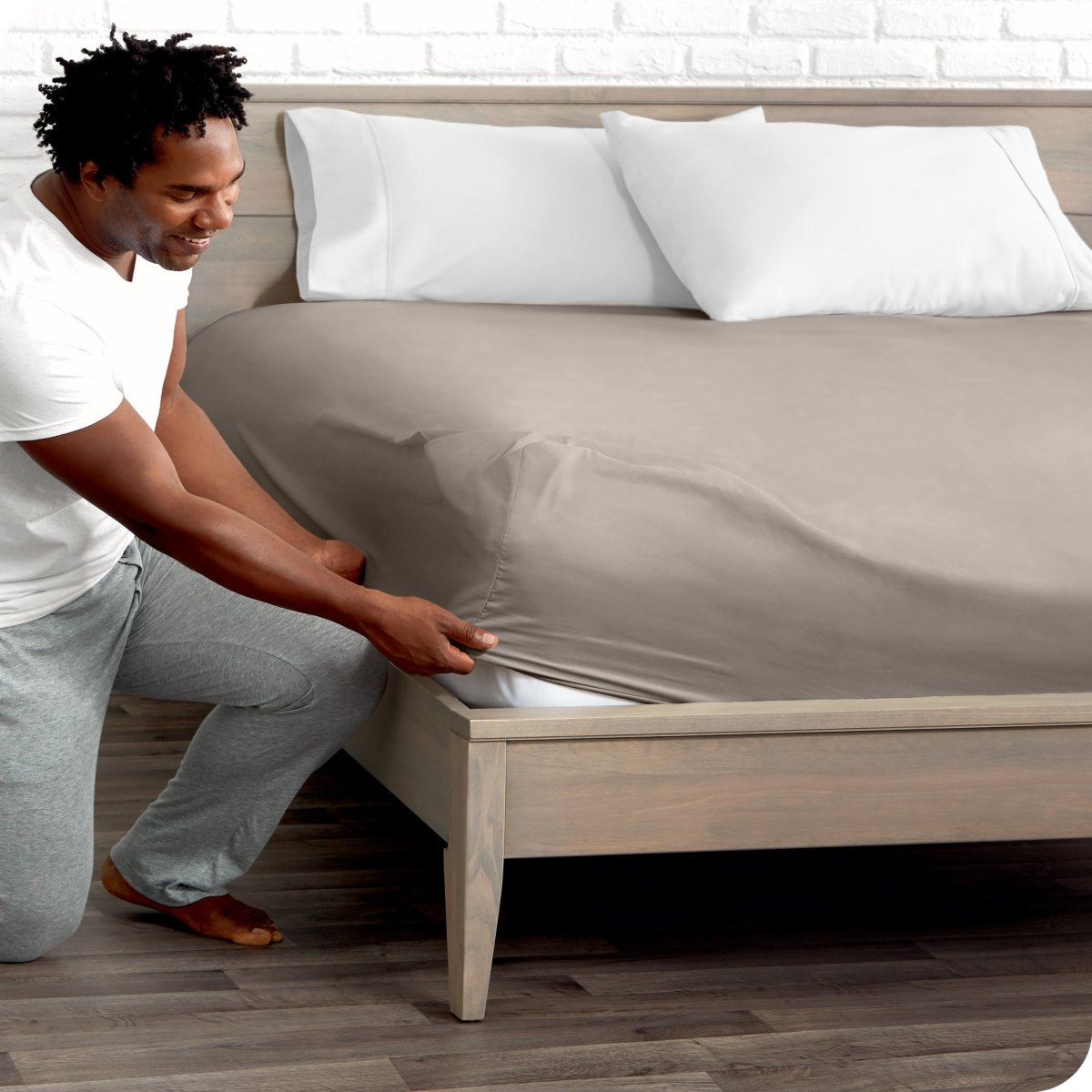 Microfiber Fitted Sheet - Bare Home