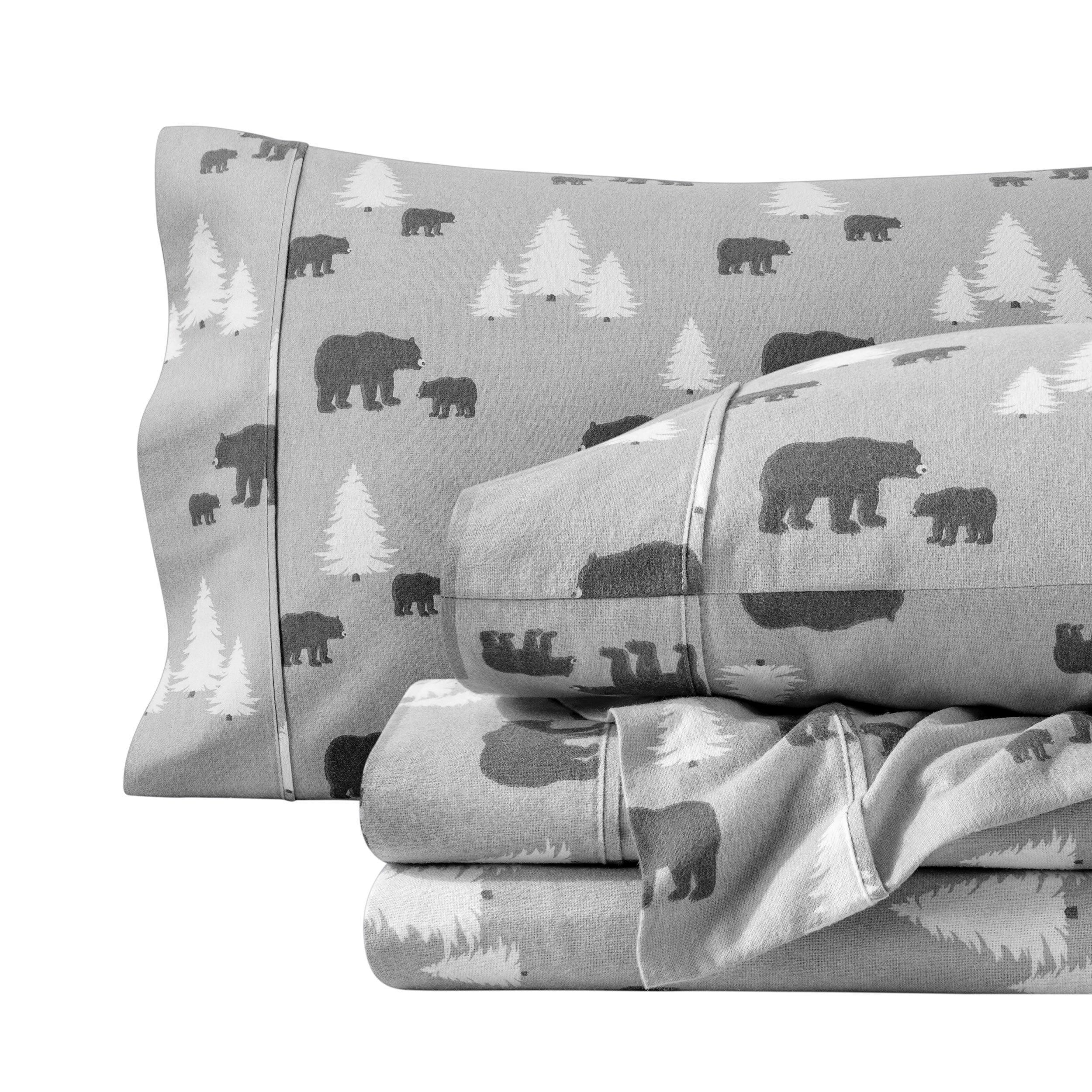 Cotton Flannel Sheet Set - Prints