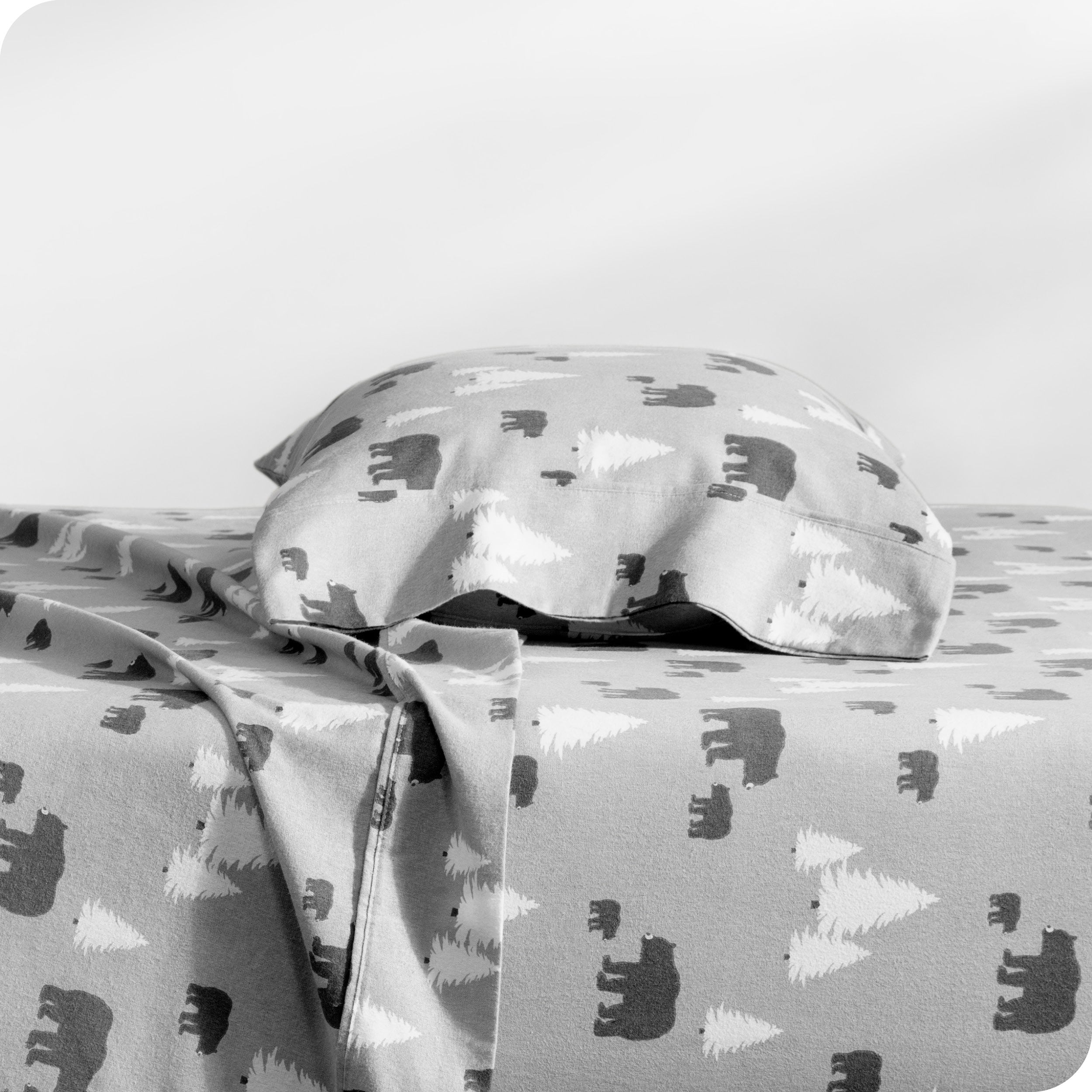 Cotton Flannel Sheet Set - Prints
