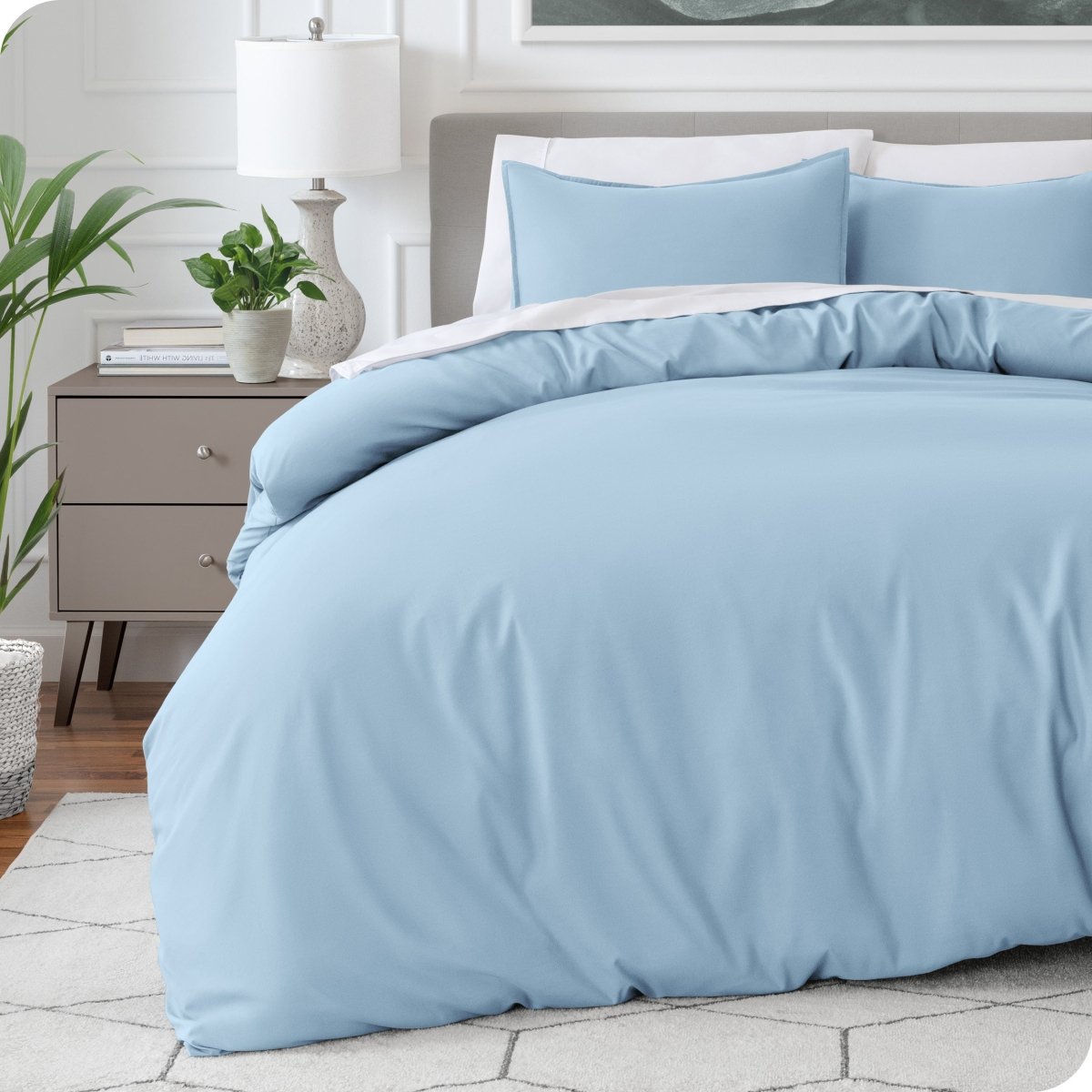 Microfiber Duvet Cover & Sham Set - Bare Home
