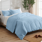 Microfiber Duvet Cover & Sham Set - Bare Home