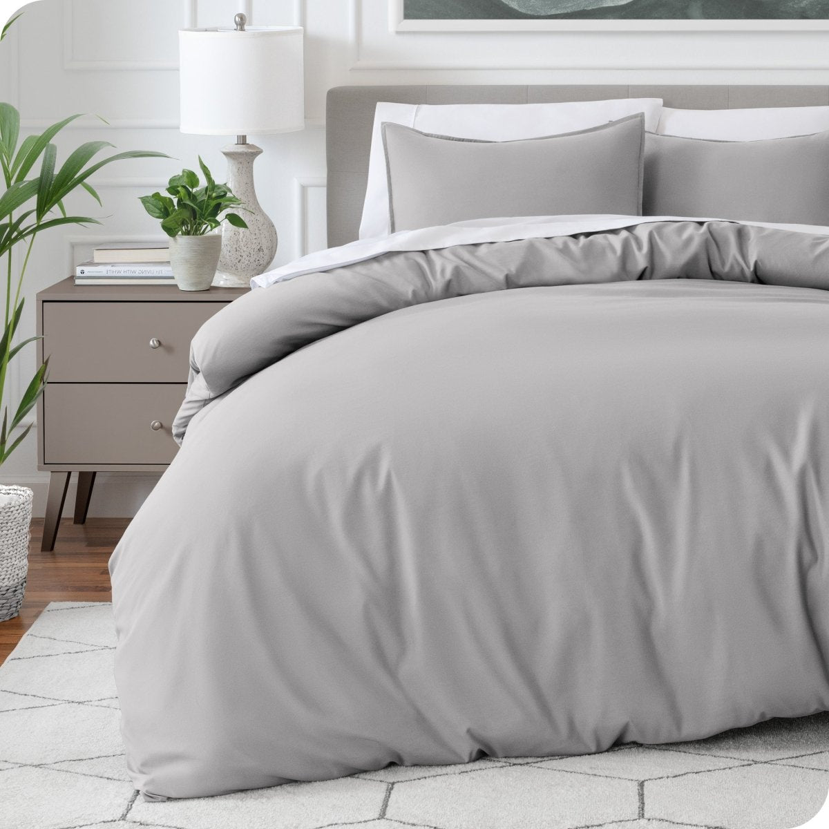 Microfiber Duvet Cover & Sham Set - Bare Home