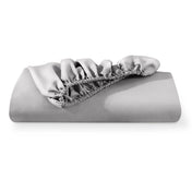 Microfiber fitted sheet folded