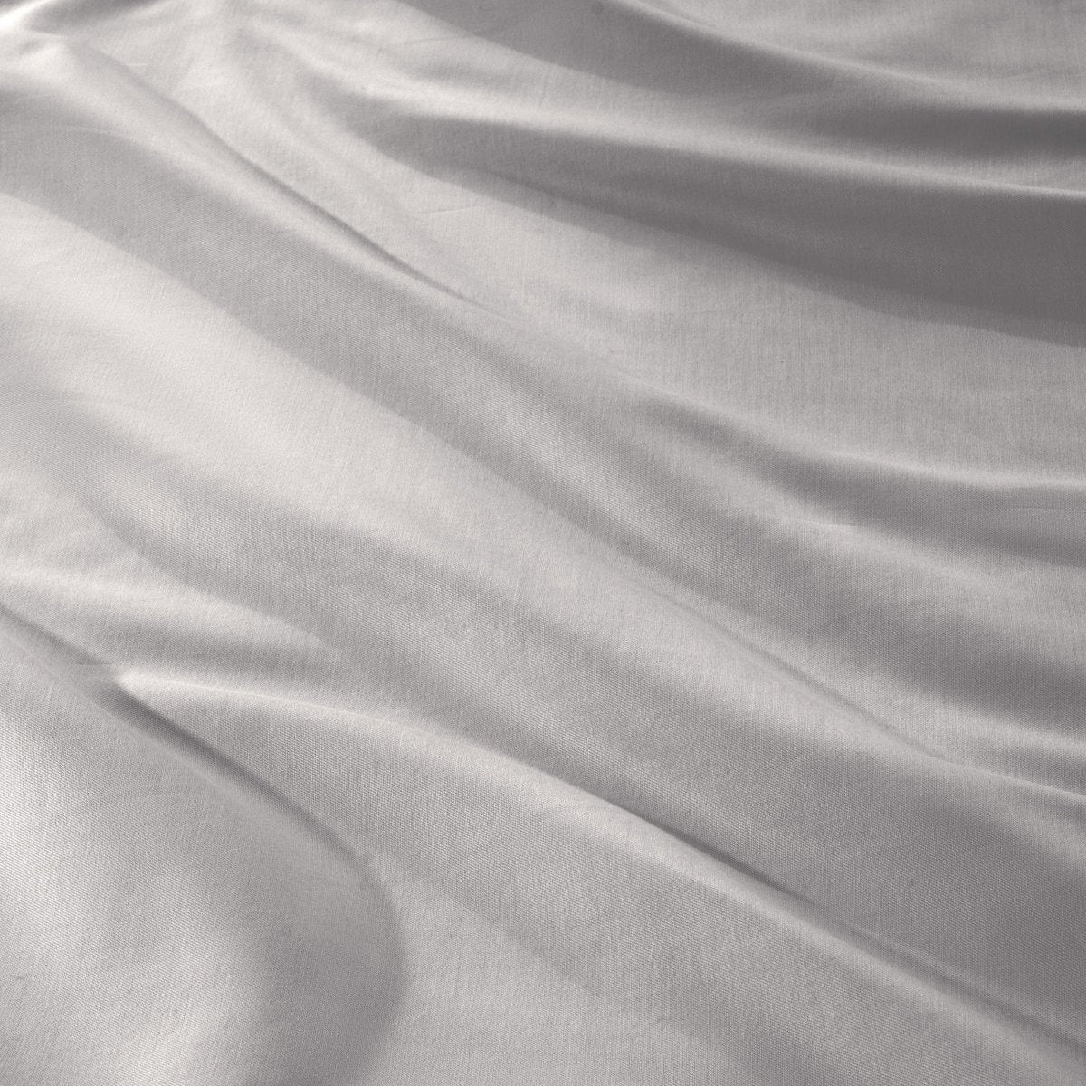 Close-up of sateen fabric with visible texture