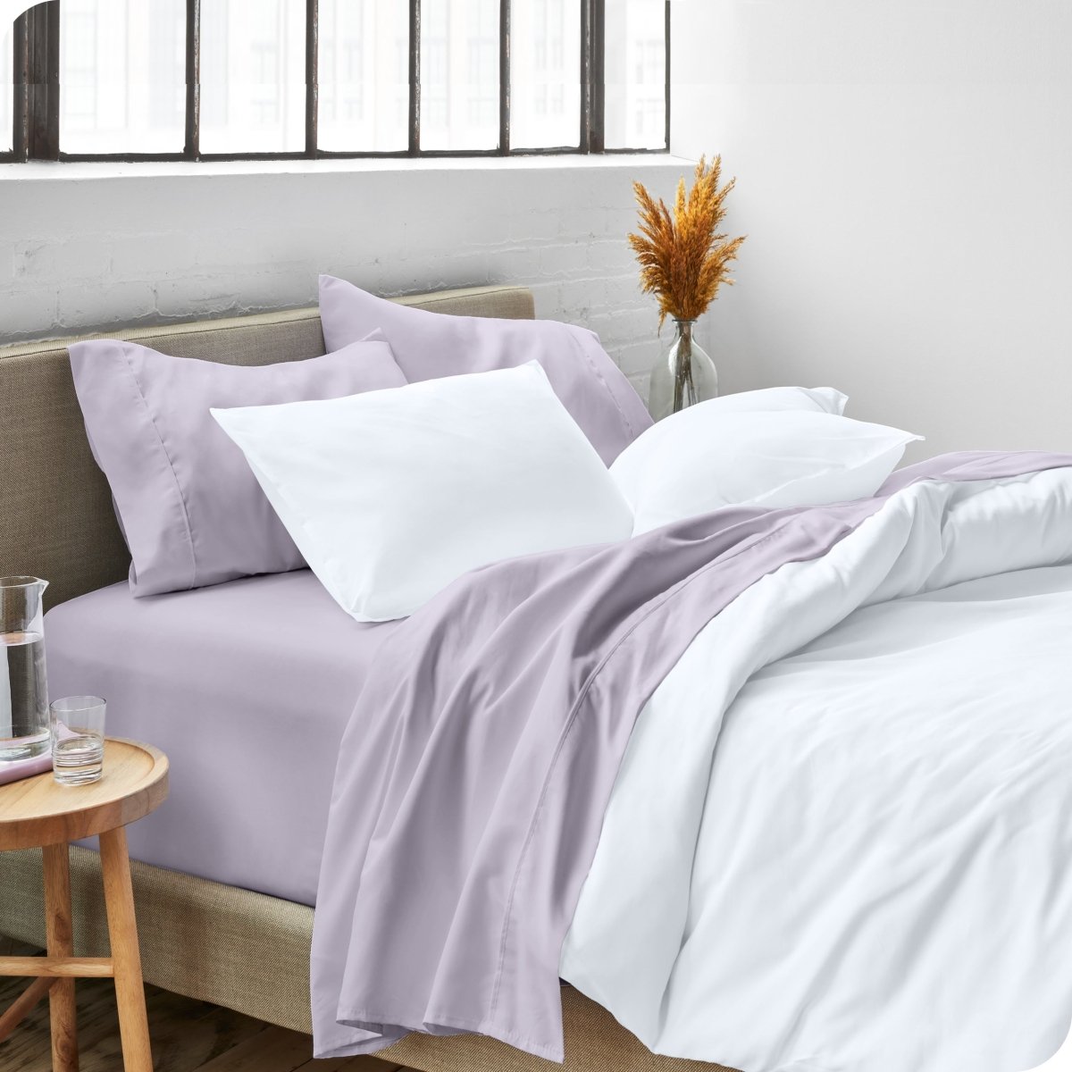Microfiber Sheet Set - Open End Pillowcase - Bare Home