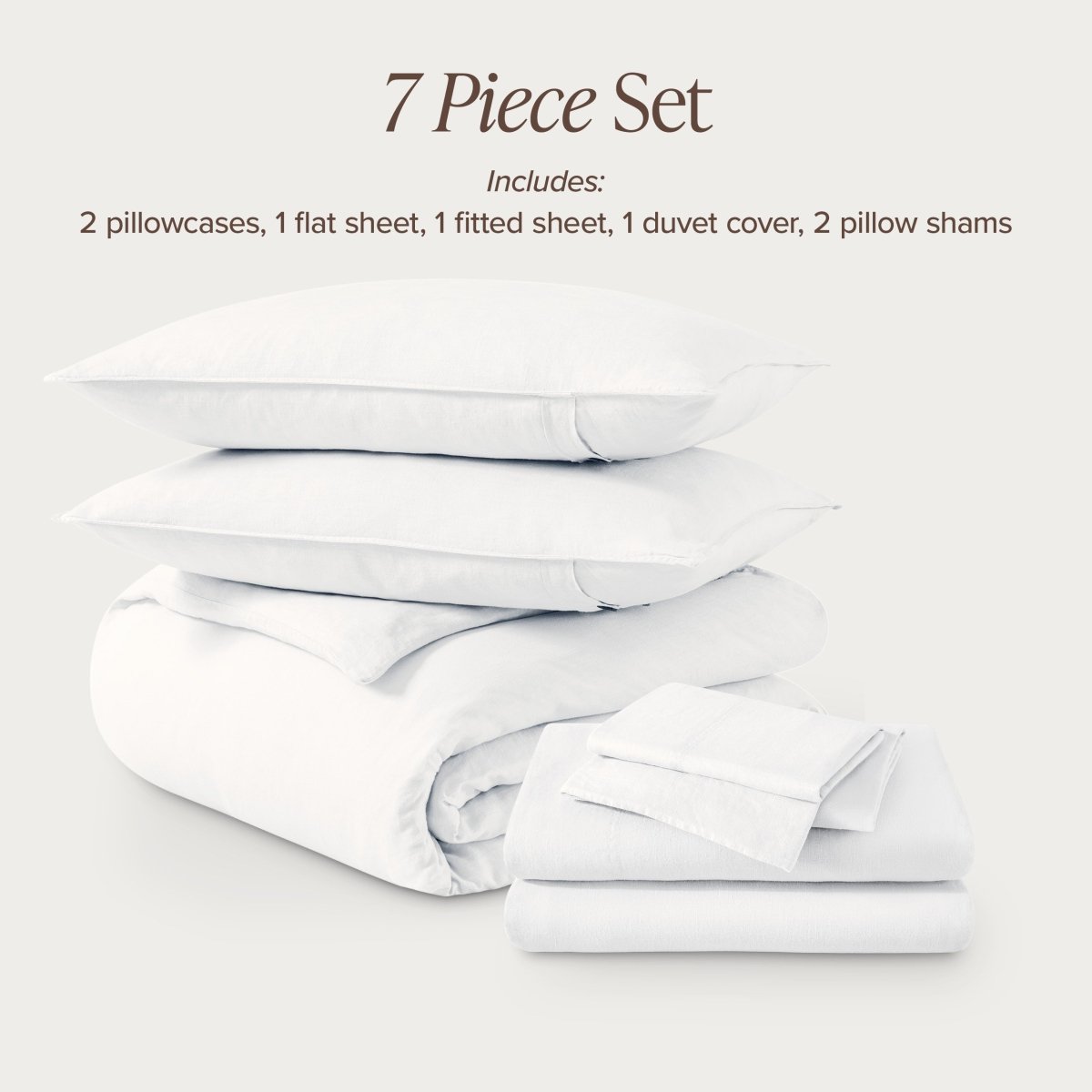 Linen Bedding Bundle - Bare Home