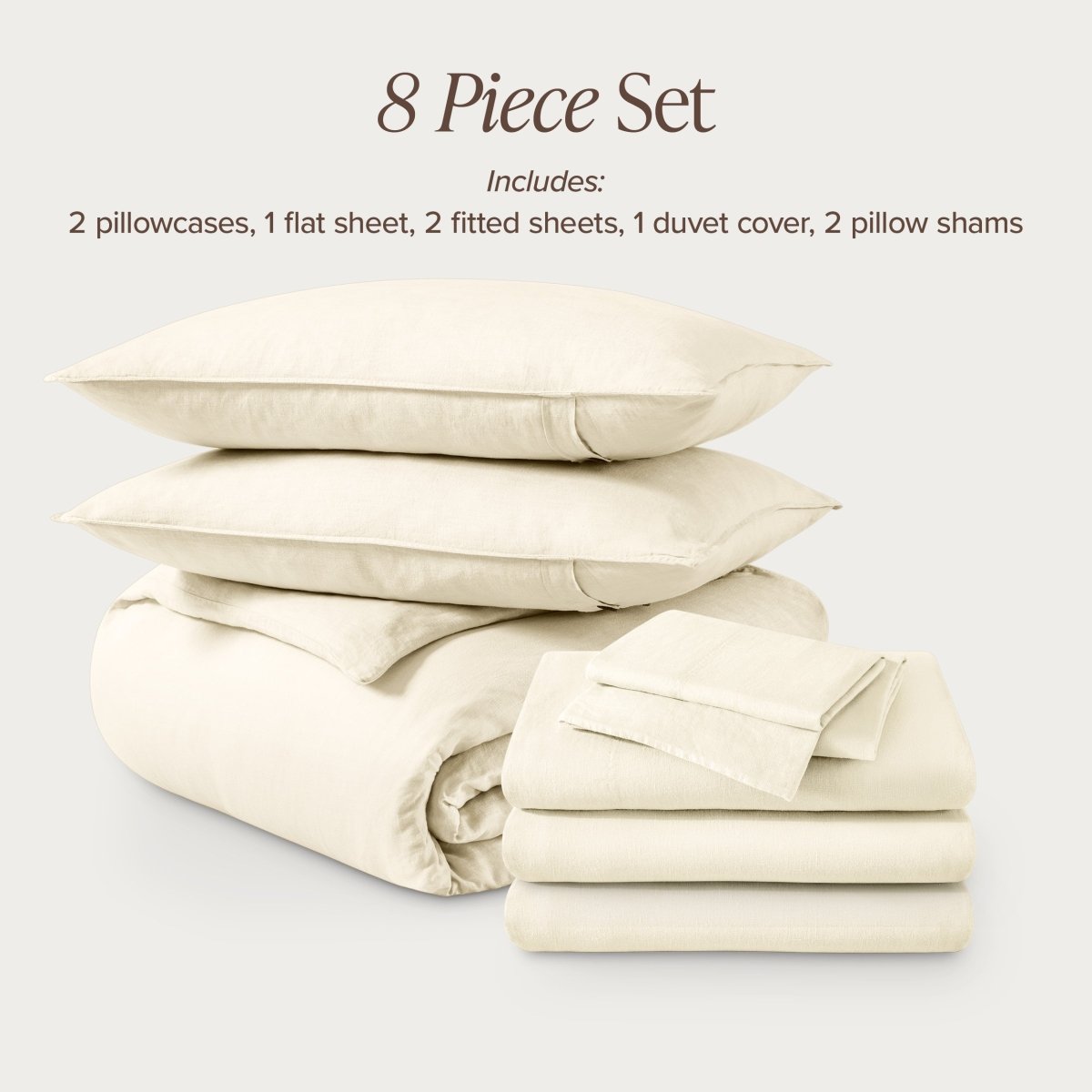 Linen Bedding Bundle - Bare Home