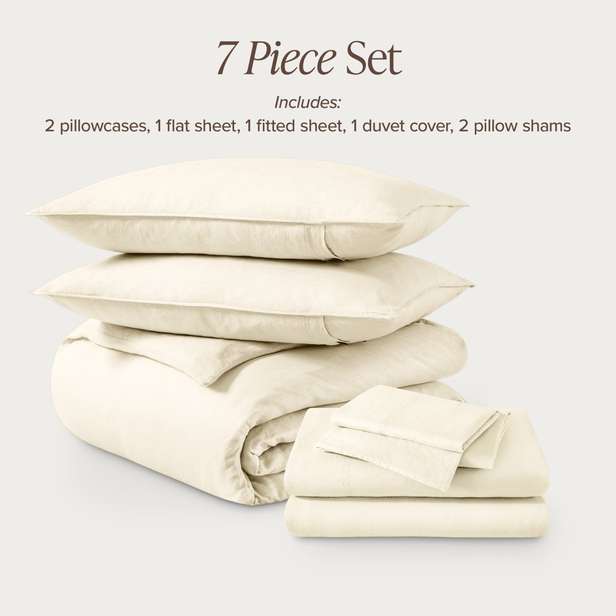 Linen Bedding Bundle - Bare Home