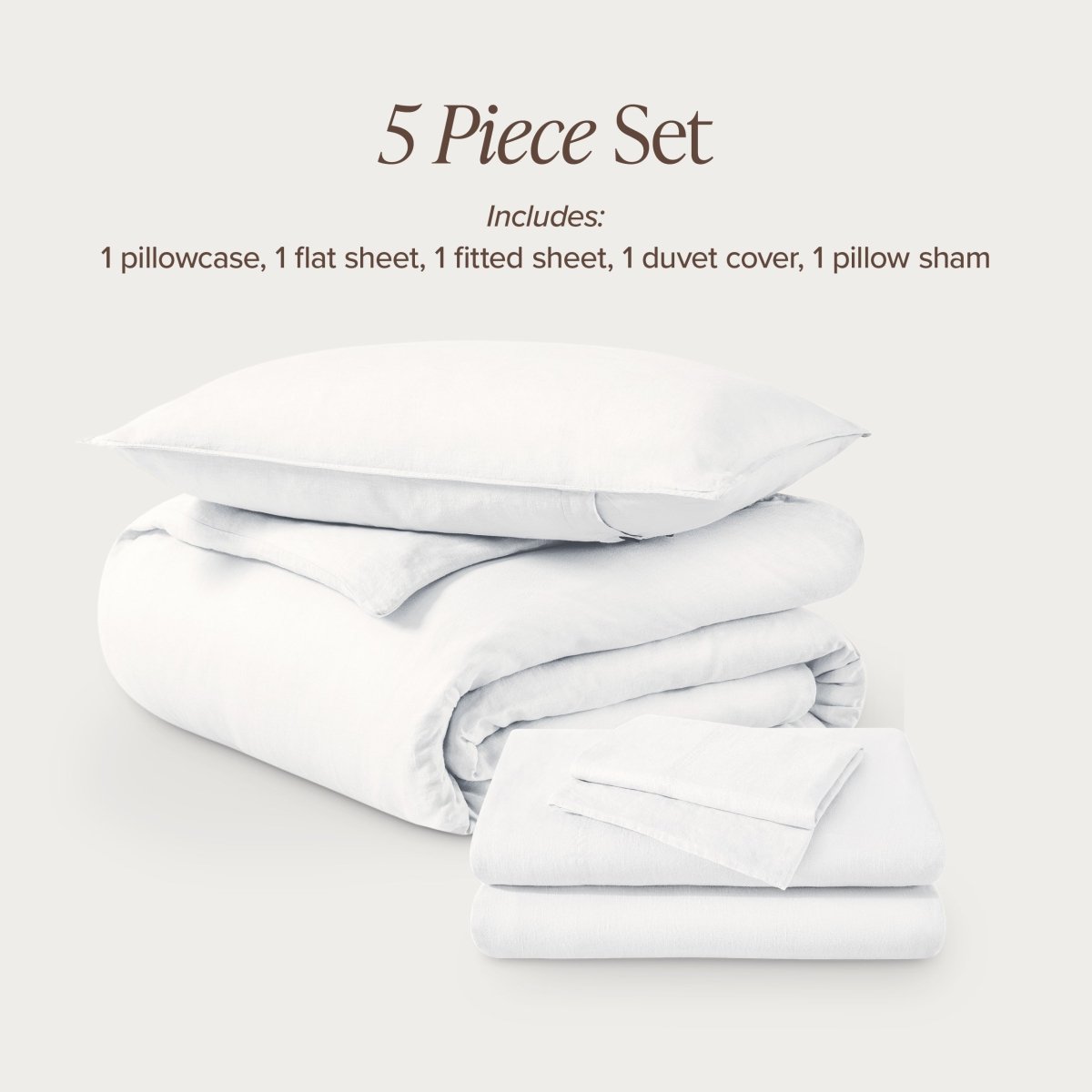 Linen Bedding Bundle - Bare Home