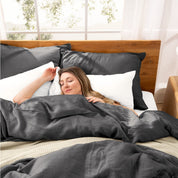 Linen Duvet Cover Set - Bare Home