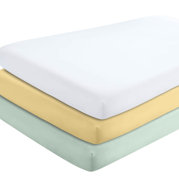 Microfiber Crib Fitted Sheet - Bare Home