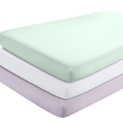 Microfiber Crib Fitted Sheet - Bare Home