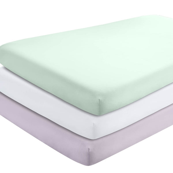 Microfiber Crib Fitted Sheet - Bare Home