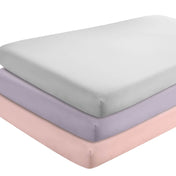 Microfiber Crib Fitted Sheet - Bare Home
