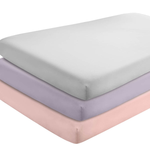 Microfiber Crib Fitted Sheet - Bare Home