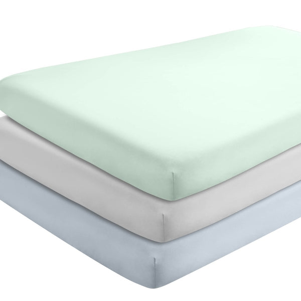 Microfiber Crib Fitted Sheet - Bare Home