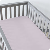 Microfiber Crib Fitted Sheet - Bare Home