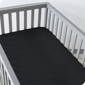 Microfiber Crib Fitted Sheet - Bare Home