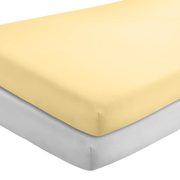 Microfiber Crib Fitted Sheet - Bare Home
