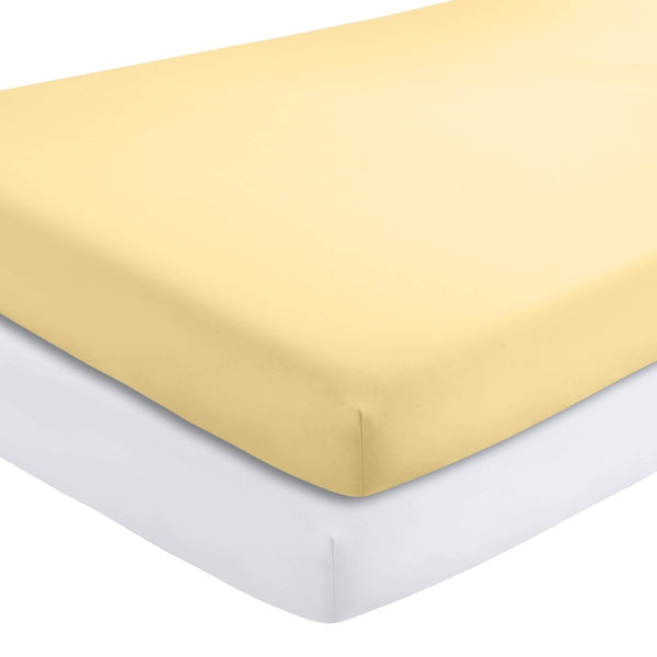 Microfiber Crib Fitted Sheet - Bare Home