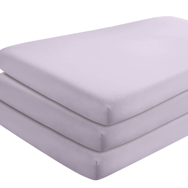 Microfiber Crib Fitted Sheet - Bare Home