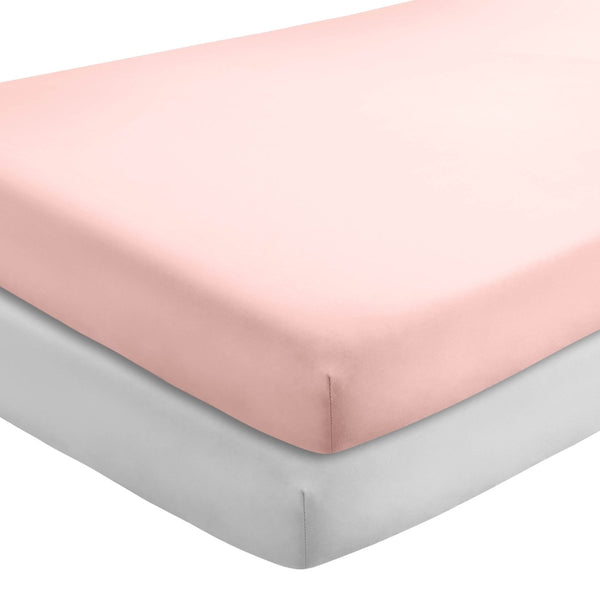 Microfiber Crib Fitted Sheet - Bare Home