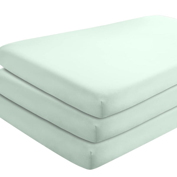 Microfiber Crib Fitted Sheet - Bare Home