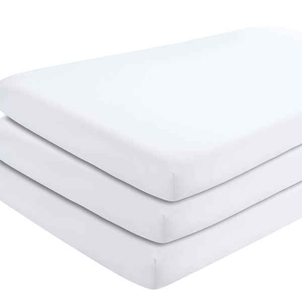 Microfiber Crib Fitted Sheet - Bare Home