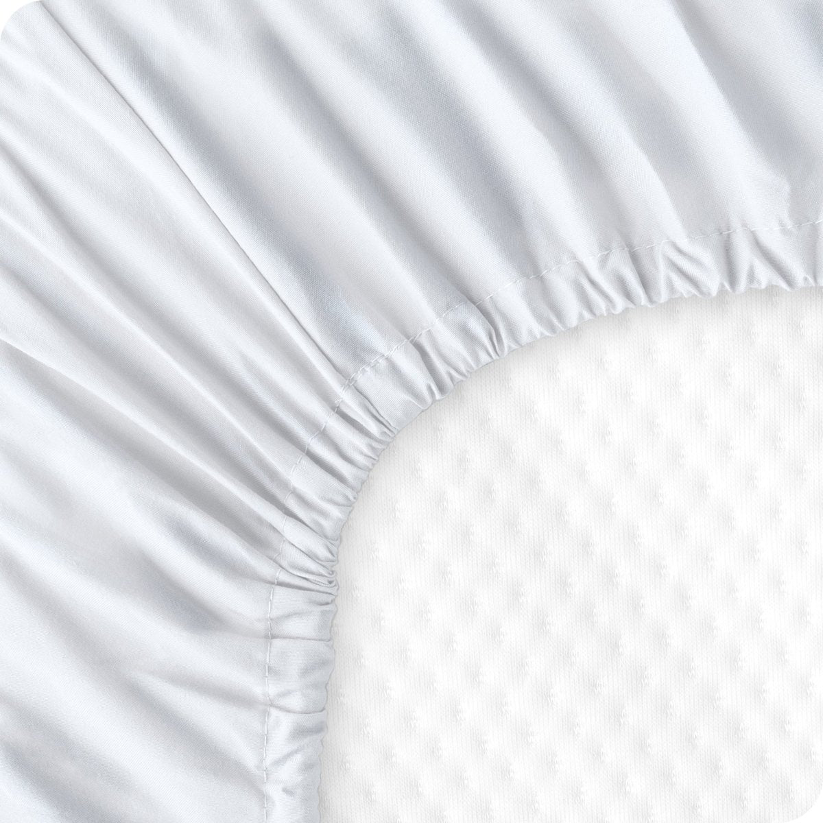 Microfiber Crib Fitted Sheet - Bare Home