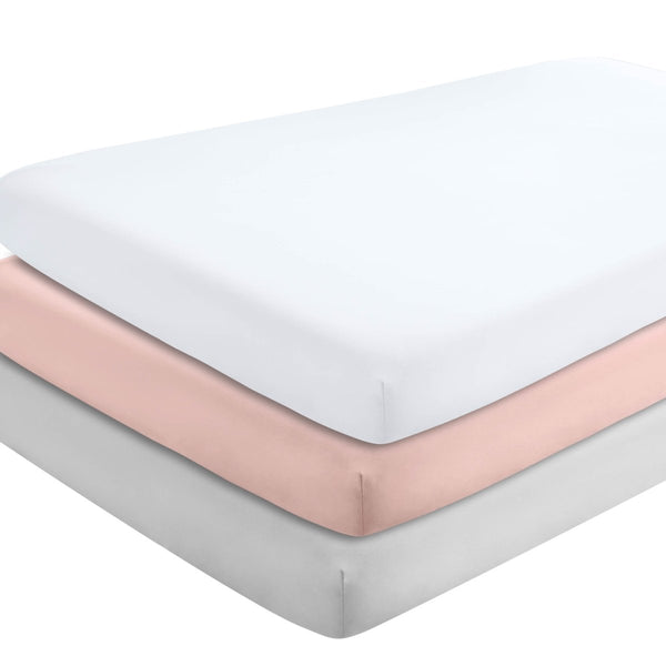 Microfiber Crib Fitted Sheet - Bare Home