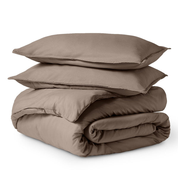 Microfiber Duvet Cover & Sham Set - King - Bare Home