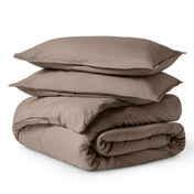 Microfiber Duvet Cover & Sham Set - Oversized Queen - Bare Home