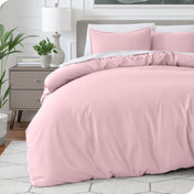 Microfiber Duvet Cover & Sham Set - Queen - Bare Home