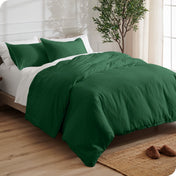Microfiber Duvet Cover & Sham Set - Queen - Bare Home