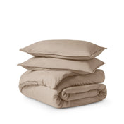 Microfiber Duvet Cover & Sham Set - Queen - Bare Home