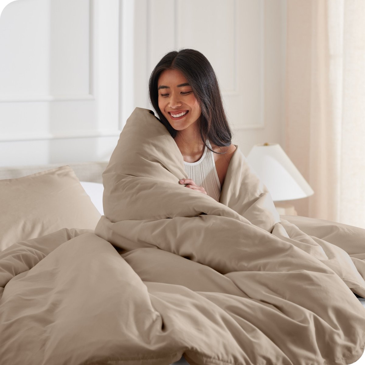 Microfiber Duvet Cover & Sham Set - Queen - Bare Home