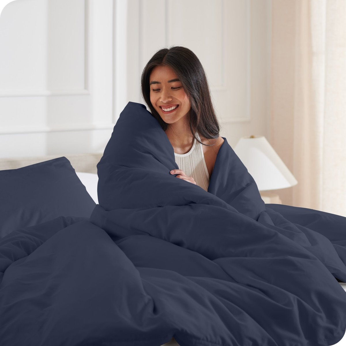 Microfiber Duvet Cover & Sham Set - Queen - Bare Home