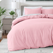 Microfiber Duvet Cover & Sham Set - Queen - Bare Home