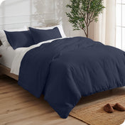 Microfiber Duvet Cover & Sham Set - Queen - Bare Home