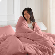 Microfiber Duvet Cover & Sham Set - Queen - Bare Home