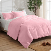 Microfiber Duvet Cover & Sham Set - Queen - Bare Home