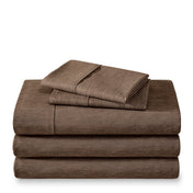 Microfiber Hydro - Brushed Sheet Set - Split Head Flex King - Bare Home