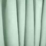 Close up image of a grey receiving blanket