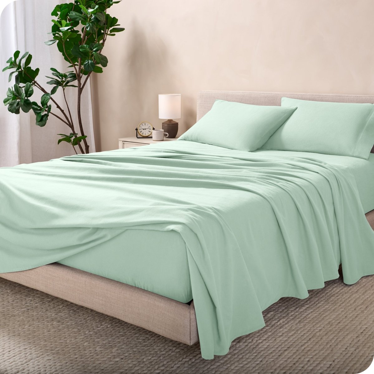 Cotton Flannel Sheet Set - Bare Home