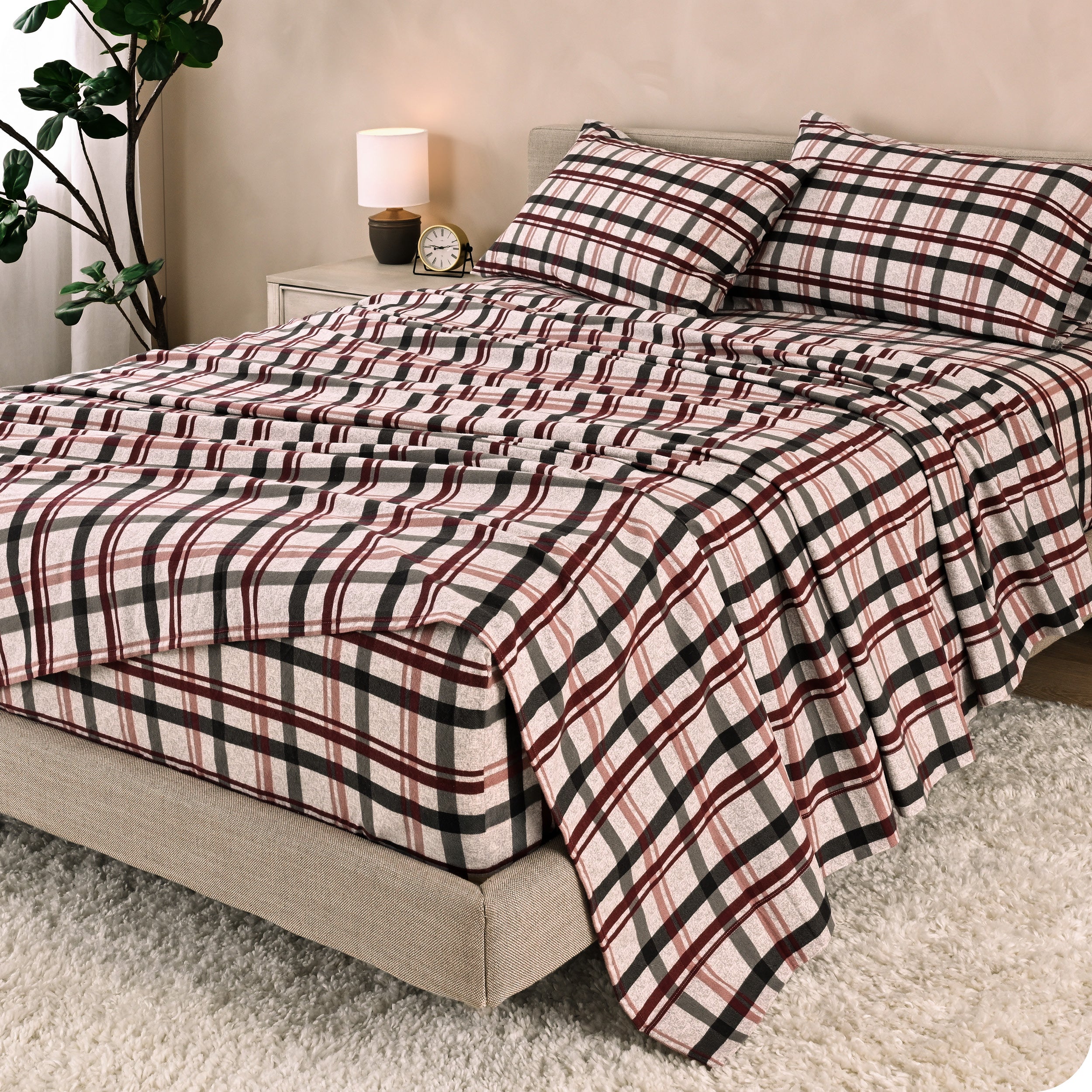 Cotton Flannel Sheet Set - Prints