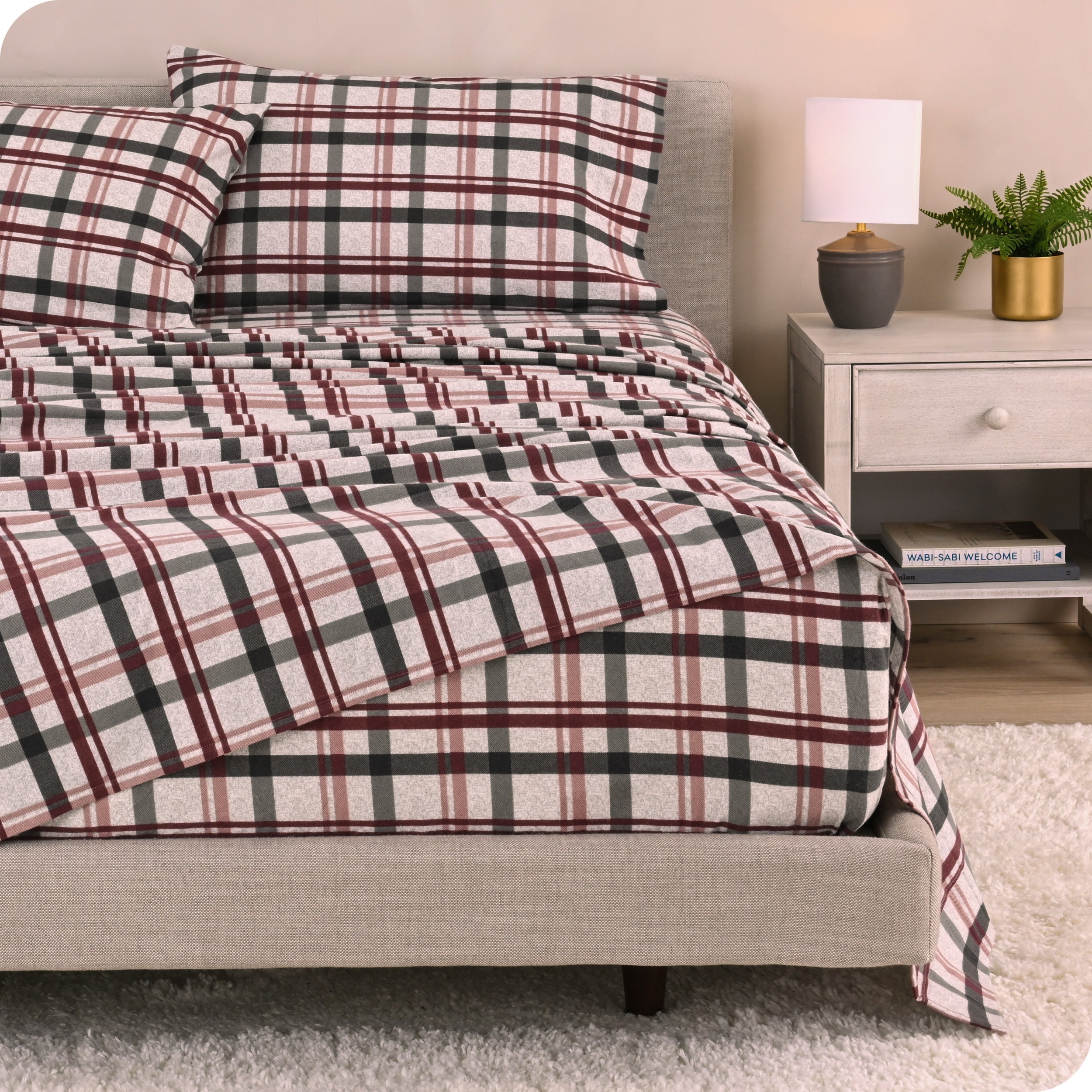 Cotton Flannel Sheet Set - Prints