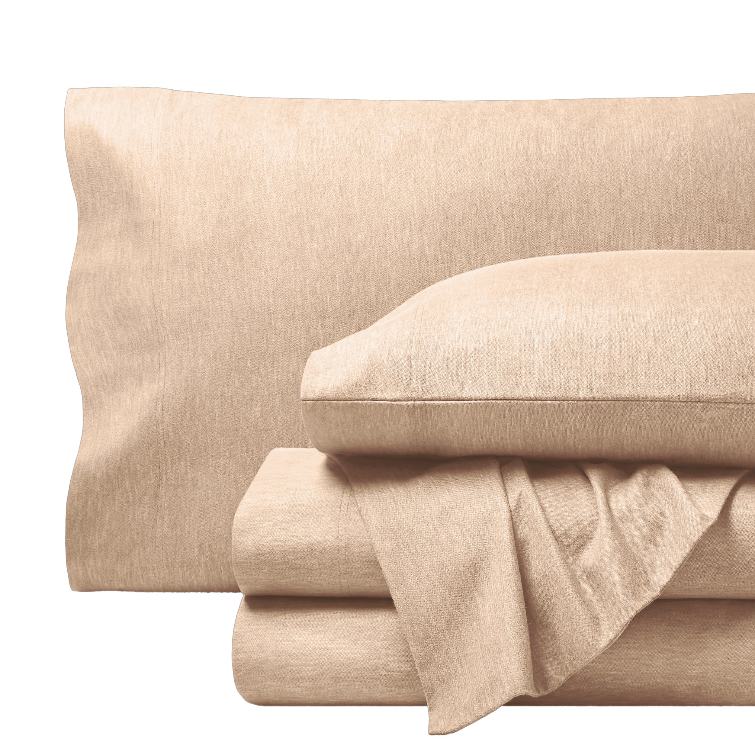 Cotton Flannel Sheet Set - Heather