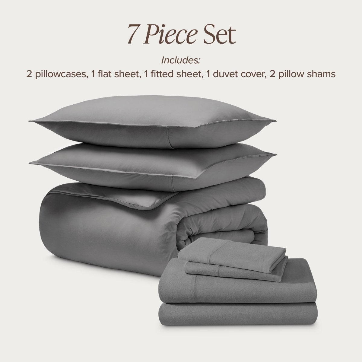 Organic Cotton Jersey Bedding Bundle - Bare Home