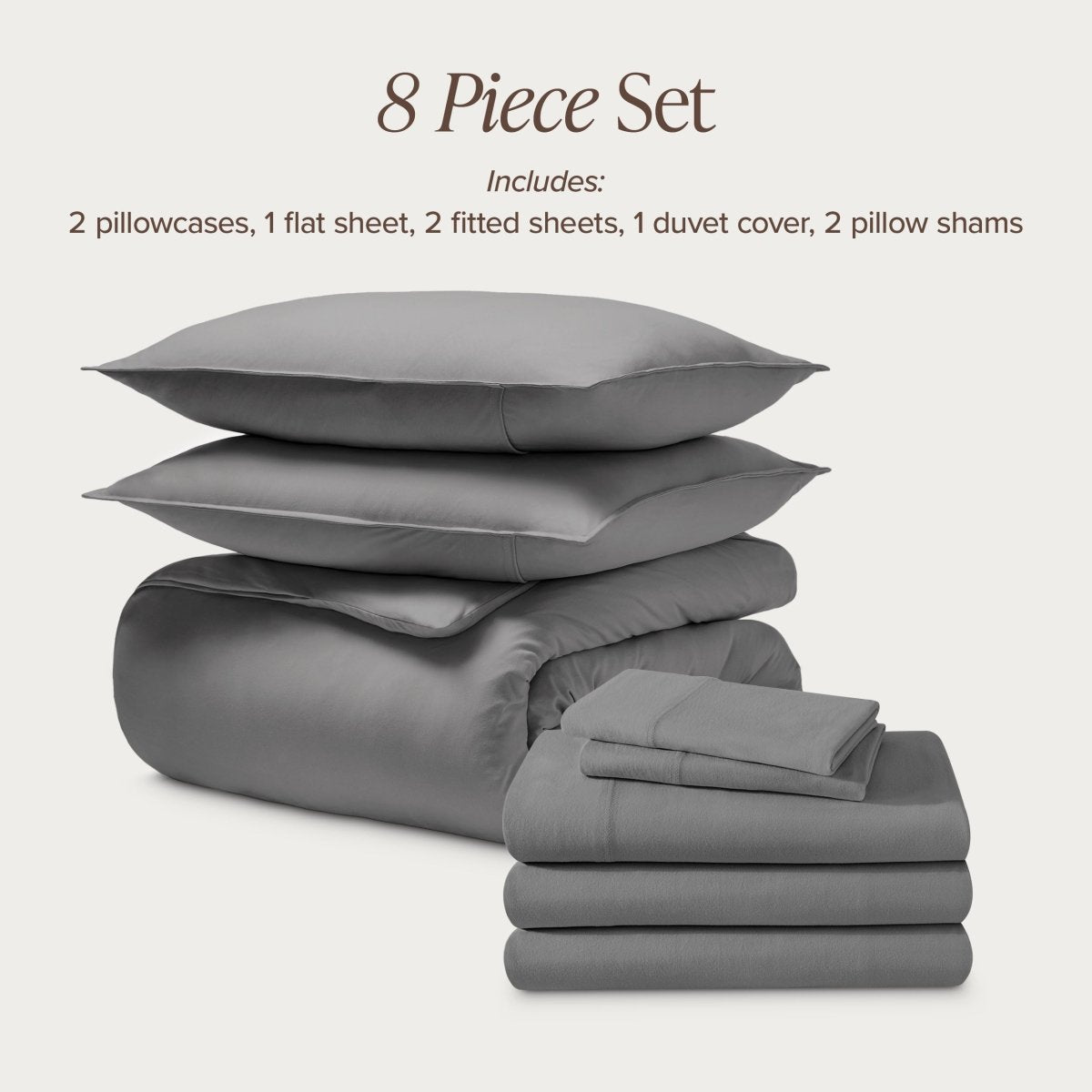 Organic Cotton Jersey Bedding Bundle - Bare Home